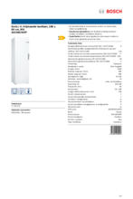 Product informatie BOSCH koelkast KSV36CWEP