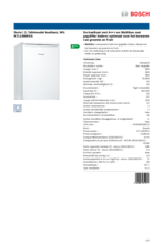Product informatie BOSCH koelkast KTL15NWEA