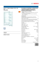 Product informatie BOSCH koelkast inbouw KIR24NFF0