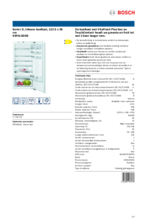 Product informatie BOSCH koelkast inbouw KIR41ADD0