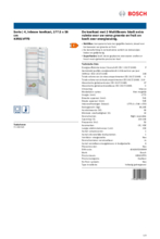 Product informatie BOSCH koelkast inbouw KIR81VFF0