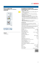 Product informatie BOSCH koelkast inbouw KIS86ADD0