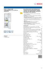 Product informatie BOSCH koelkast inbouw KIS86AFE0