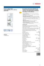 Product informatie BOSCH koelkast inbouw KIS87AFE0