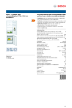 Product informatie BOSCH koelkast inbouw KIV86NSF0