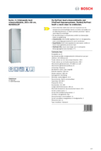 Product informatie BOSCH koelkast rvs-look KGN392LDF