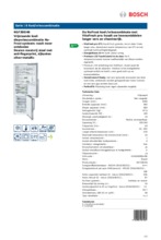 Product informatie BOSCH koelkast rvs KGF39EI46