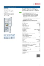Product informatie BOSCH koelkast rvs KGN36AI35