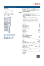 Product informatie BOSCH koelkast rvs KGN36HI32