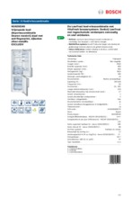 Product informatie BOSCH koelkast rvs KGN39EI40