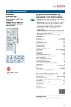 Product informatie BOSCH koelkast rvs KGN49AI40