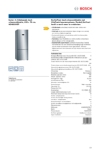 Product informatie BOSCH koelkast rvs KGN56XIEP