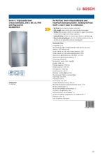 Product informatie BOSCH koelkast rvs KGN86VIEA