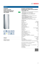 Product informatie BOSCH koelkast rvs KSV36AI4P
