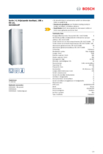 Product informatie BOSCH koelkast rvs-look KSV36VLEP