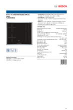 Product informatie BOSCH kookplaat inductie PUE645BF1E