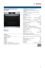 Product informatie BOSCH oven inbouw HBG633NS1