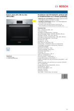 Product informatie BOSCH oven inbouw rvs HBF114BS1