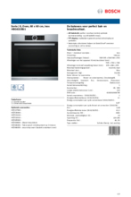 Product informatie BOSCH oven rvs inbouw HBG632BS1
