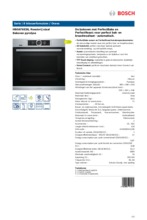 Product informatie BOSCH oven rvs inbouw HBG676ES6