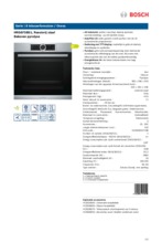 Product informatie BOSCH oven rvs inbouw HRG675BS1