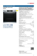 Product informatie BOSCH oven rvs inbouw HRG6769S6