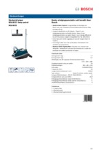 Product informatie BOSCH stofzuiger blauw BGL8522