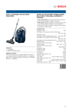 Product informatie BOSCH stofzuiger blauw BGLS4X200