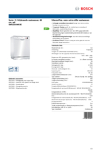 Product informatie BOSCH vaatwasser SMS25AW03E