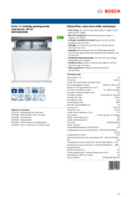 Product informatie BOSCH vaatwasser inbouw SMV46DX05N