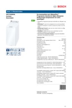 Product informatie BOSCH wasmachine bovenlader WOT24285NL