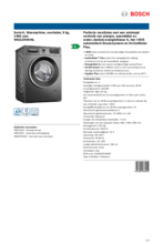 Product informatie BOSCH wasmachine cast iron grey WGG244AINL