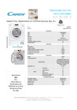 Product informatie CANDY droger warmtepomp SLHD813A2/S