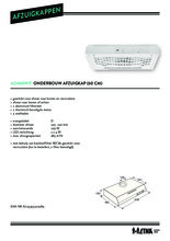Product informatie ETNA afzuigkap onderbouw wit AO460WIT