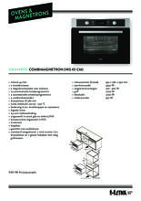 Product informatie ETNA combi/magnetron inbouw CM444RVS