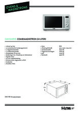 Product informatie ETNA combi-magnetron rvs CMV334RVS