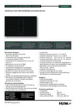 Product informatie ETNA inductie kookplaat met afzuiging inbouw AKI683ZT