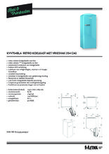 Product informatie ETNA koelkast blauw KVV754BLA