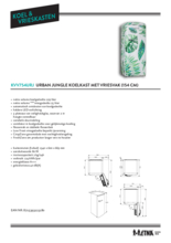 Product informatie ETNA koelkast groen KVV754URJ