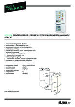 Product informatie ETNA koelkast inbouw KCS3178