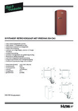 Product informatie ETNA koelkast koper KVV754KOP