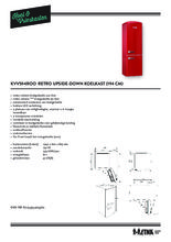Product informatie ETNA koelkast rood KVV594ROO