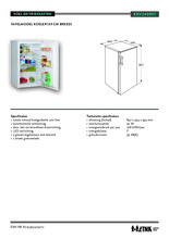 Product informatie ETNA koelkast wit KKV249WIT