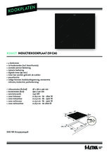 Product informatie ETNA kookplaat inductie KI260ZT