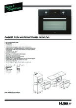Product informatie ETNA oven inbouw mat zwart OM945ZT