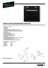 Product informatie ETNA oven inbouw mat zwart OM971ZT