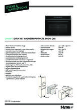 Product informatie ETNA oven met magnetron inbouw CM650Ti
