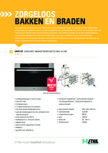 Product informatie ETNA oven met magnetron inbouw CM751ZT