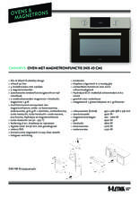 Product informatie ETNA oven met magnetron inbouw CM941RVS