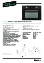 Product informatie ETNA oven met magnetron inbouw CM941ZT